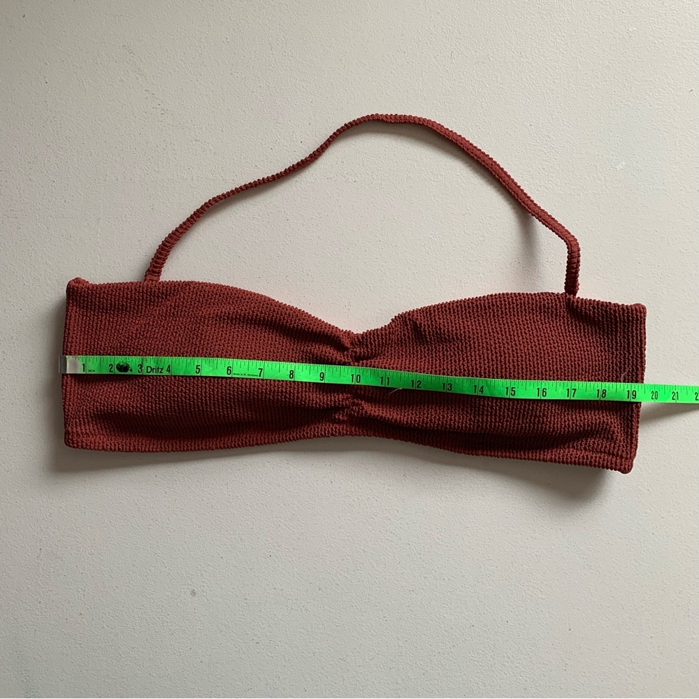 J Crew Size 2X Textured Convertible Scrunchie Sweetheart Bikini Top NWT - Picture 15 of 17